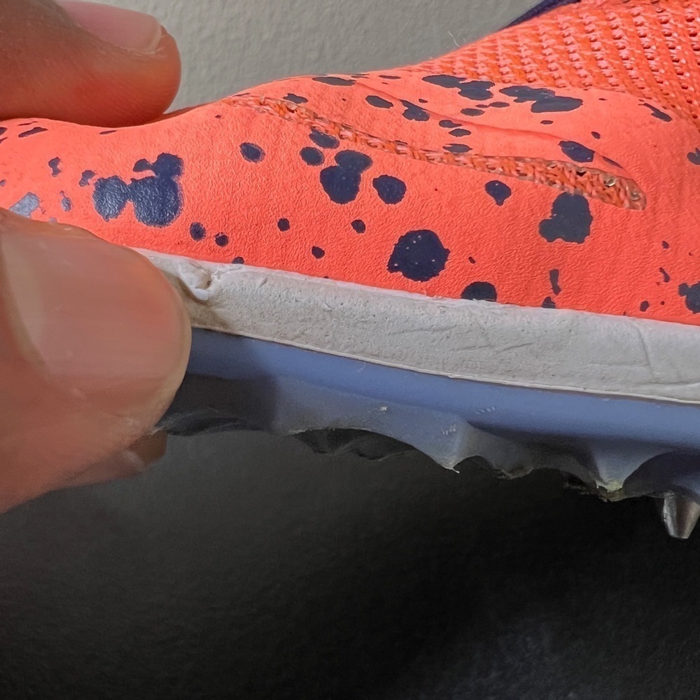 NIKE Zoom Rival D 10 Track Spikes US Women's Sz 7.5 Bright Mango Running 🌹 - Picture 7 of 16